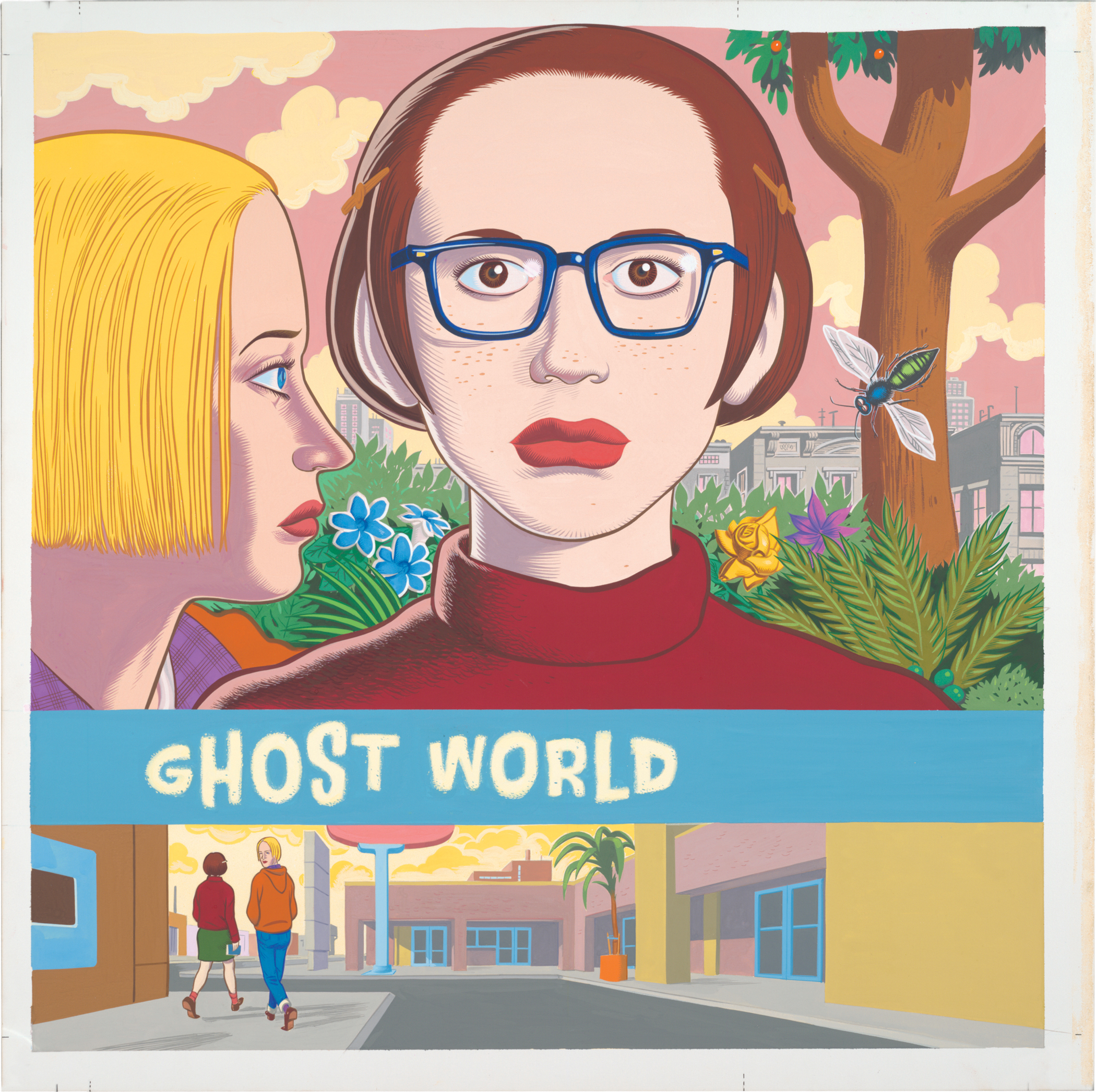 Daniel Clowes, Ghost World (cover), 1997. Collection of Daniel Clowes. - f653eClowes_GhostWorldcover