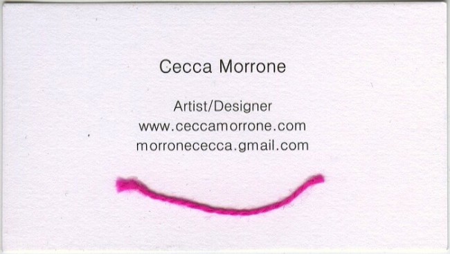 cecca morone business card