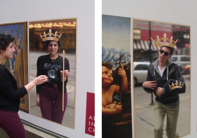 AIC kings queens and courtiers, mirror, ad