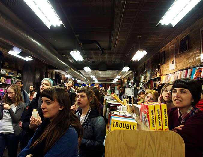 Chicago Zine Fest, Zine, Lose or Draw game show at Quimby’s