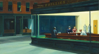  Edward Hopper. Nighthawks, 1942. Art Institute of Chicago. Friends of American Art Collection. 