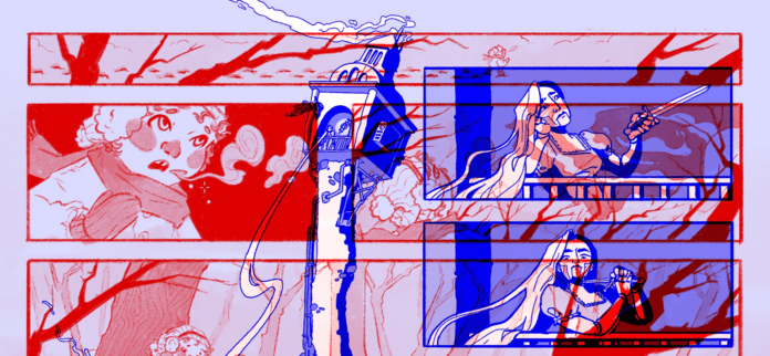 Featurered light, blue light