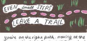 Even Small Steps Leave a Trail