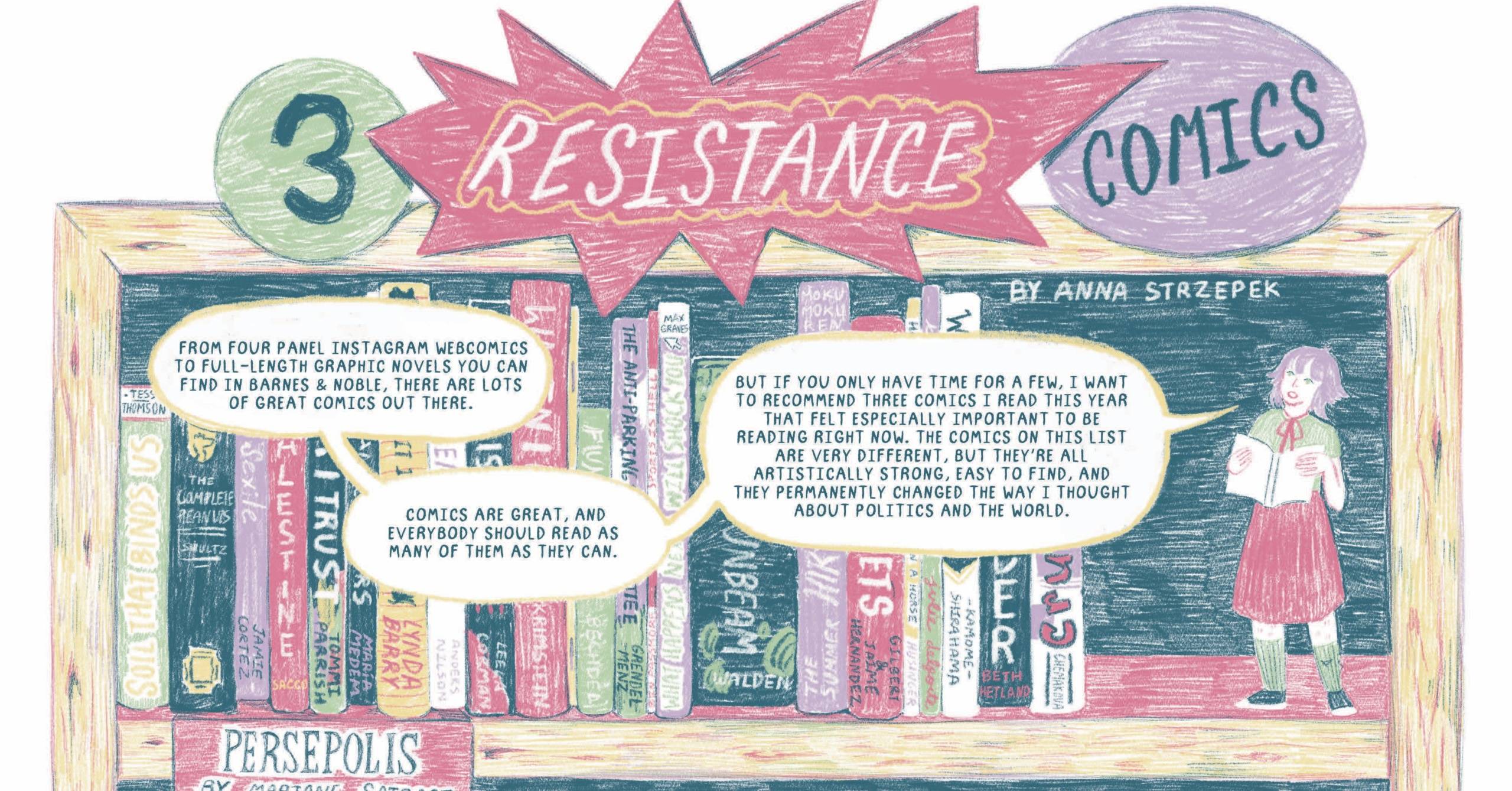 3 Resistance Comics